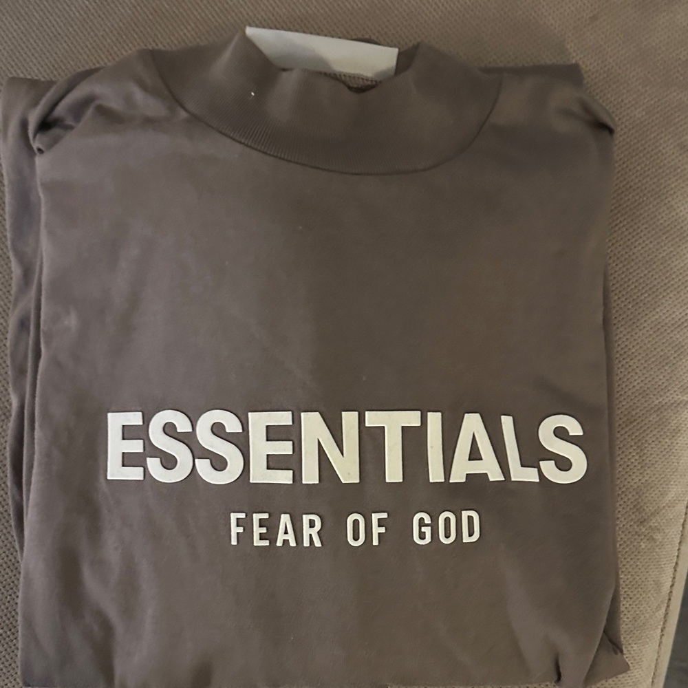 Fear of God Essentials Long Sleeve Dress - Gray